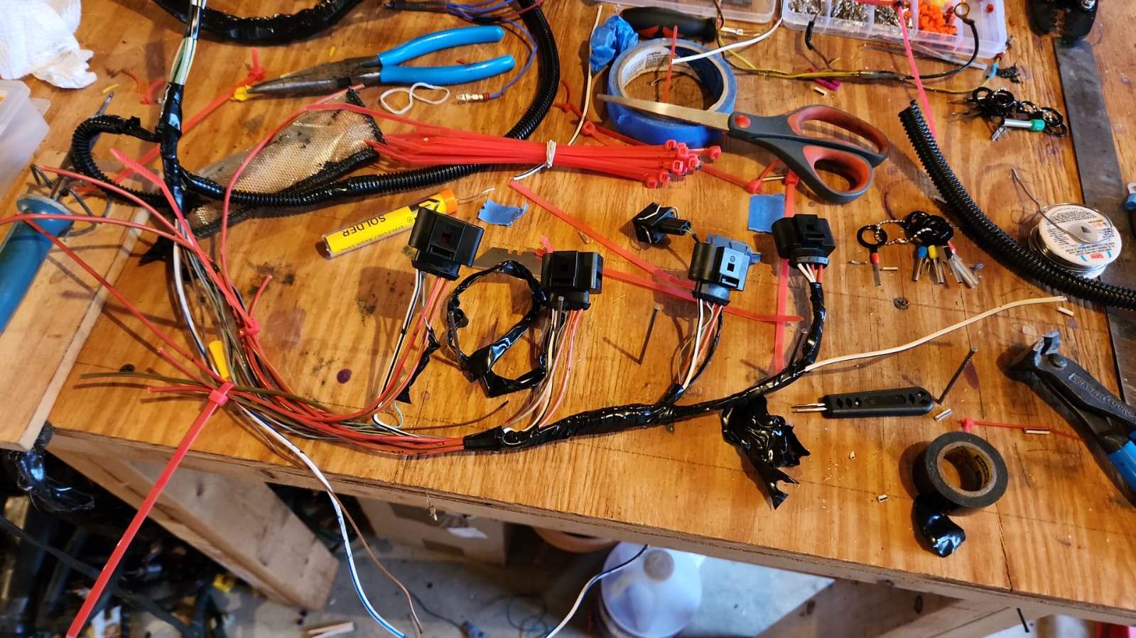 Wires, so many wires