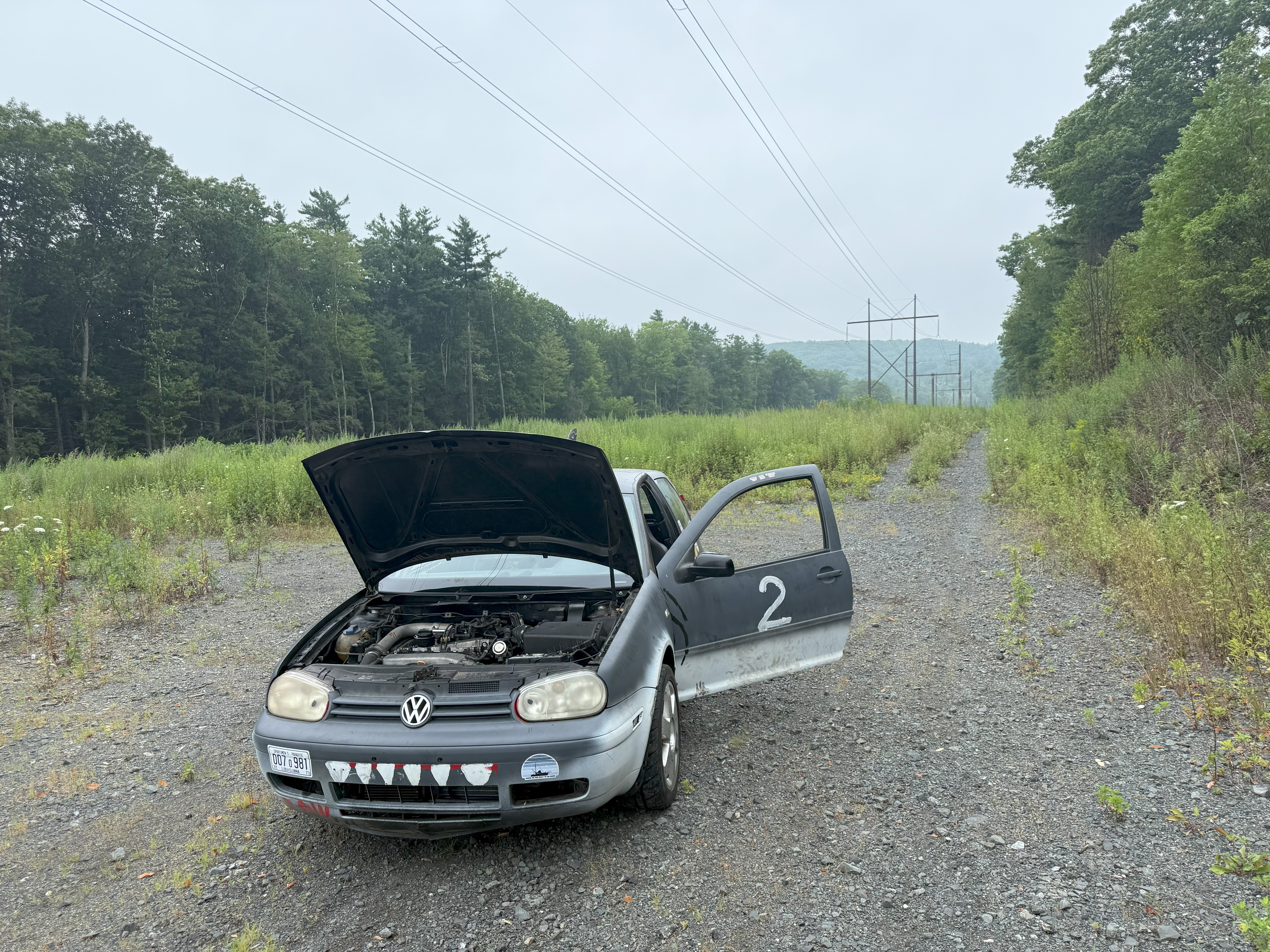 Test day at the power lines